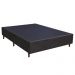 Base Para Cama Box Casal 138cm Suede Liso Tower NW Marrom - Gazin