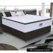 Base Para Cama Box Casal 138cm Suede Liso Tower NW Marrom - Gazin