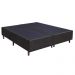 Base Para Cama Box Casal Bipartido 158cm Suede Liso Love Story Hf Marrom- Gazin