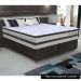 Base Para Cama Box Casal King Size Bipartido 193cm Suede Liso Love Story Hf Marrom- Gazin