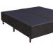 Base Para Cama Box Casal King Size Bipartido 193cm Suede Liso Love Story Hf Marrom- Gazin