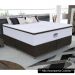 Base Para Cama Box Casal Queen Size Bipartido 158cm Suede Liso Tower NW Marrom - Gazin
