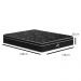 Colchão Box Casal 138cm Molas Ensacadas Bonnel Perola Negra Preto - Gazin