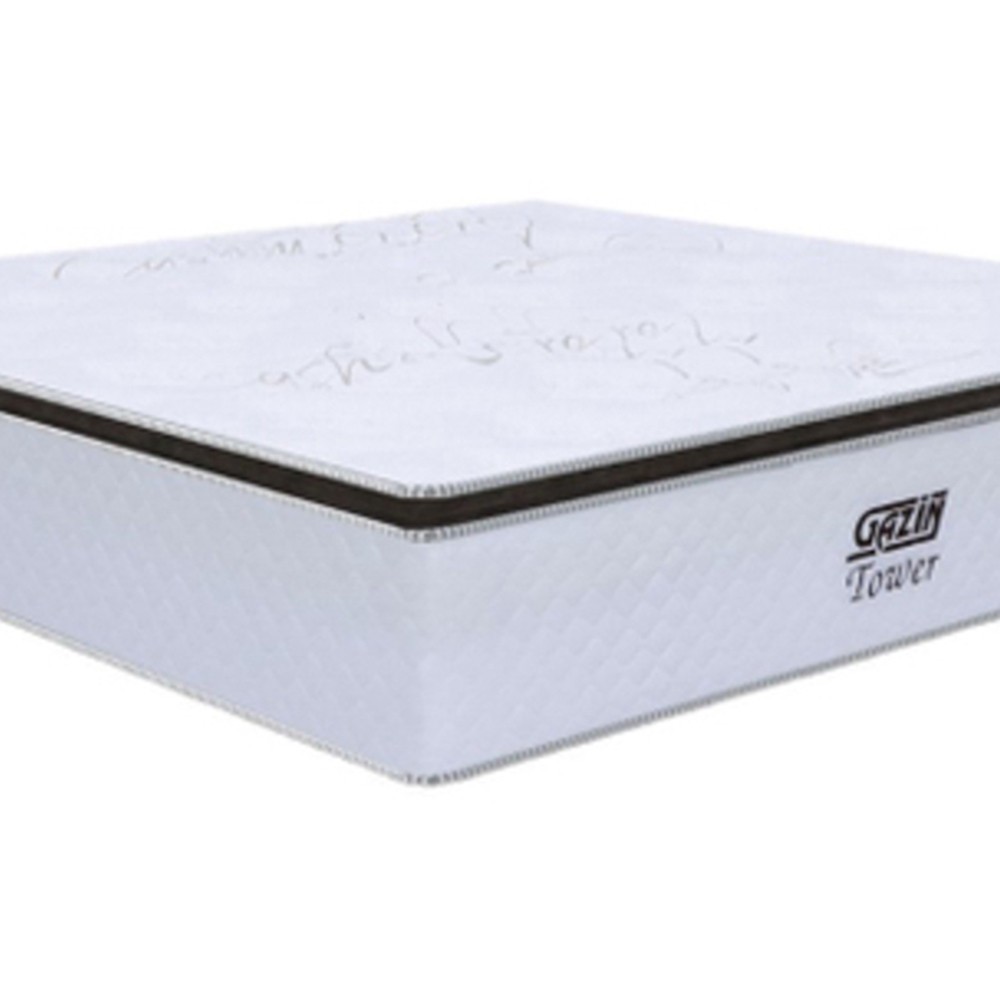 Colchão Box Casal Queen Size 158cm Molas Ensacada Soft Pillow Tower NW Branco - Gazin