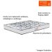 Colchão Casal Espuma D33 138x188x15 cm Supreme Gazin Branco