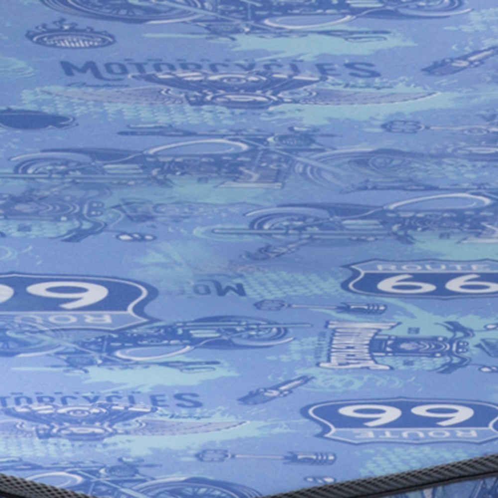 Colchão Solteiro 88cm Espuma D20 Supreme Rota 66 Azul - Gazin
