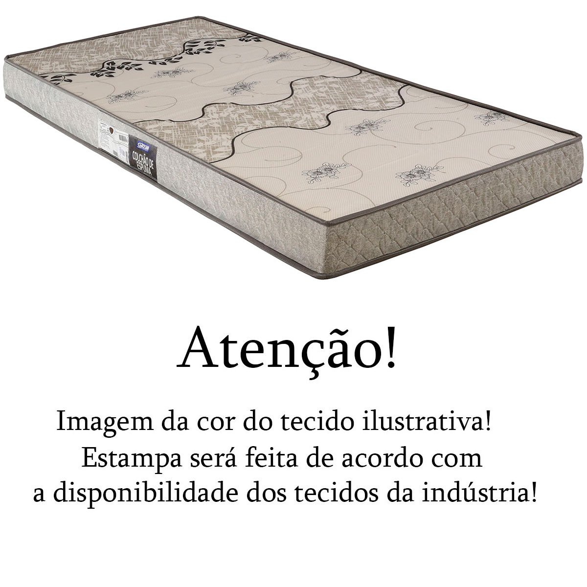 Colchão Solteiro Espuma D20 88x188x12 cm Double Face Dream
