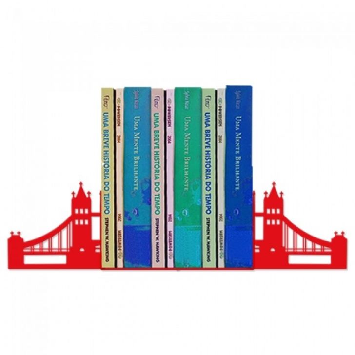 Aparador de Livros Ponte Londrina Vermelha Armario Microondas Casas Bahia ~ Aparador de Livros Ponte Londrina Vermelha