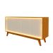 Buffet com Led Requinte 1.6 Naturale com Off White - Gelius Móveis
