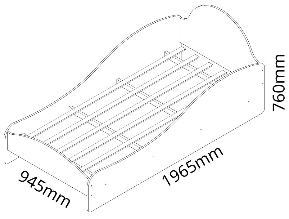Cama Solteiro Carruagem Princesinha Pink - Gelius Móveis