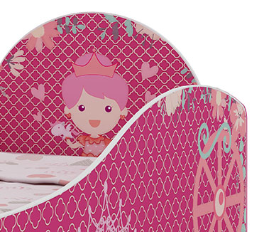 Cama Solteiro Carruagem Princesinha Pink - Gelius Móveis