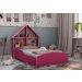 Cama Solteiro Casinha Pink - Gelius Moveis