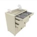 Comoda Innova com Pes e 5 Gavetas com Organizador Off White - GELIUS