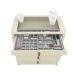Comoda Innova com Pes e 5 Gavetas com Organizador Off White - GELIUS