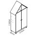 Guarda-Roupa 2 Portas Casinha Pink com Branco - Gelius Moveis
