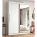 Guarda-Roupa com Espelho 2 Portas Royale Branco Acetinado - Gelius Móveis