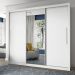 Guarda-Roupa com Espelho 3 Portas Royale Branco Acetinado - Gelius Móveis