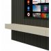 Home Suspenso 2.3 Ripado com LED Nobre Grafite com Off White - Gelius Móveis