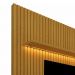 Home Suspenso 2.3 Ripado com LED Nobre Naturale com Off White - Gelius Móveis