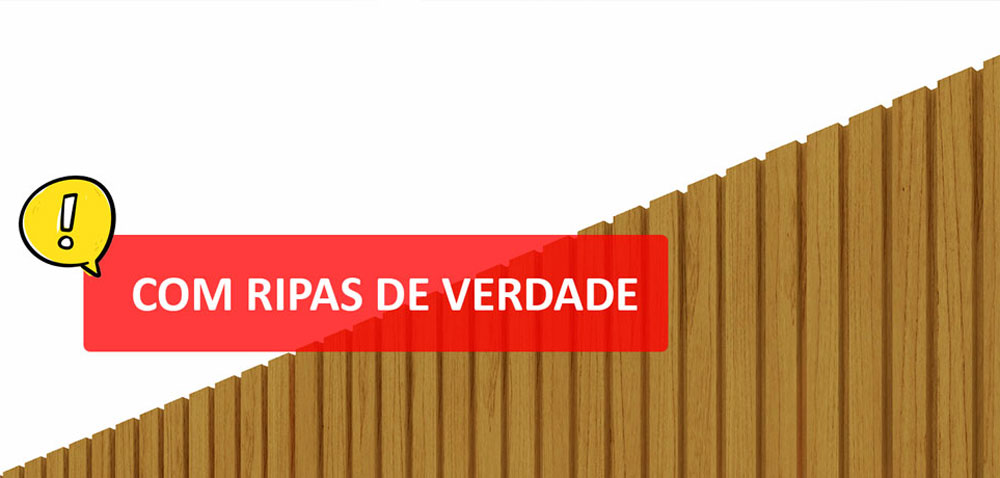 Home Suspenso 2.3 Ripado com LED Nobre Naturale com Off White - Gelius Móveis
