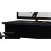 Mesa para Computador Gamer Preto com Azul - Gelius Móveis
