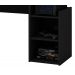 Mesa para Computador Gamer Preto com Azul - Gelius Móveis