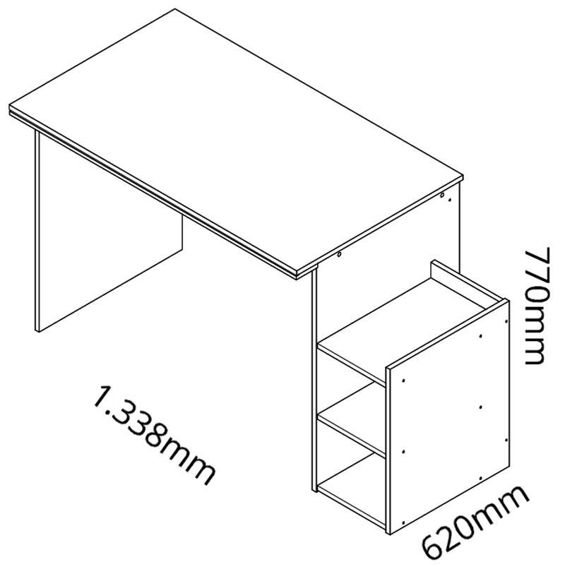 Mesa para Computador Gamer Preto com Azul - Gelius Móveis
