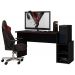Mesa para Computador Gamer Preto com Vermelho - Gelius Móveis