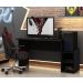 Mesa para Computador Gamer Preto com Vermelho - Gelius Móveis