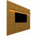 Painel para TV 1.8 Ripado com LED Nobre Naturale - Gelius Móveis