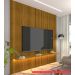 Painel para TV 2.2 Ripado 3D com LED Requinte Naturale - Gelius Móveis