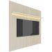 Painel para TV 2.2 Ripado 3D com LED Requinte Off White - Gelius Móveis