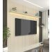 Painel para TV 2.2 Ripado 3D com LED Requinte Off White - Gelius Móveis