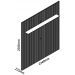Painel para TV 2.2 Ripado 3D com LED Requinte Off White - Gelius Móveis
