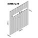 Painel para TV Ripado Com Led Nobre 2.3 Azul Royal - Gelius Móveis