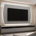 Rack com Painel 2.2 Sublime Cinza com Off White - Gelius Móveis
