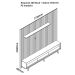 Rack com Painel Nobre 2.75 C/Pés Madeira Off White com Naturale - Gelius Móveis