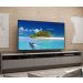 Rack para TV 2.2 Sublime Cinza com Off White - Gelius Móveis