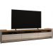 Rack para TV 2.2 Sublime Off White com Naturale - Gelius Móveis