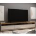 Rack para TV 2.2 Sublime Off White com Naturale - Gelius Móveis