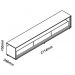 Rack para TV 2.2 com LED Requinte Naturale com Off White - Gelius Móveis