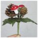 10 Ramos Cogumelos Decoração De Natal Artificial 17cm