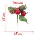 12 Ramos Maçã Decoração De Natal Artificial 18cm