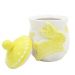 Açucareiro de Coelhinho da Páscoa Amarelo Em Cerâmica - 355ml