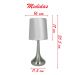 Abajur Luminária Branca De Mesa 35,5cm Bivolt 110/220v