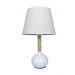 Abajur Luminária Branca De Mesa 38cm Bivolt 110/220v