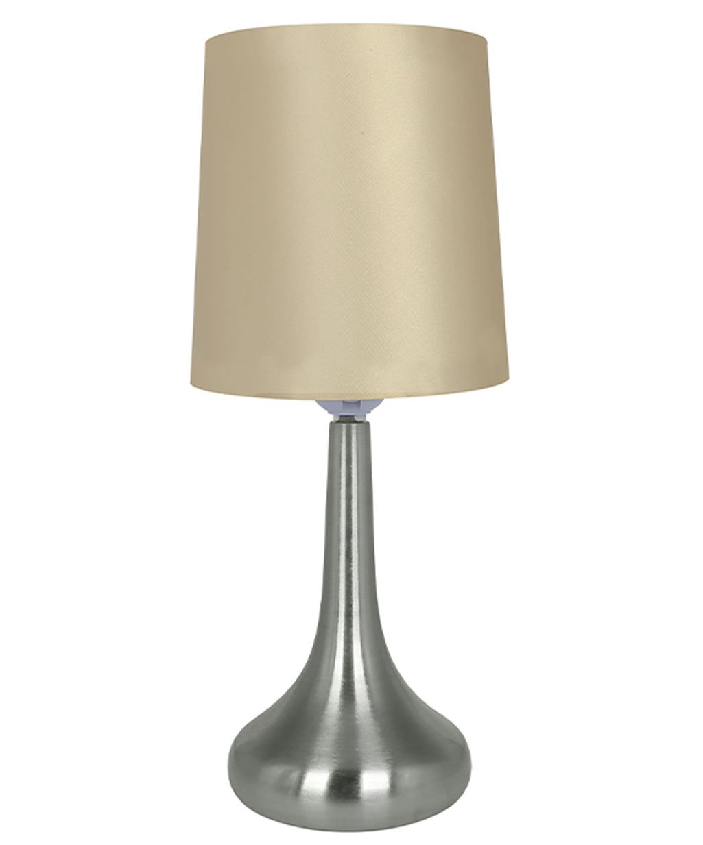 Abajur Luminária Dourada De Mesa 35,5cm Bivolt 110/220v