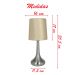 Abajur Luminária Dourada De Mesa 35,5cm Bivolt 110/220v