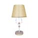 Abajur Luminária Dourada De Mesa 43cm Bivolt 110/220v