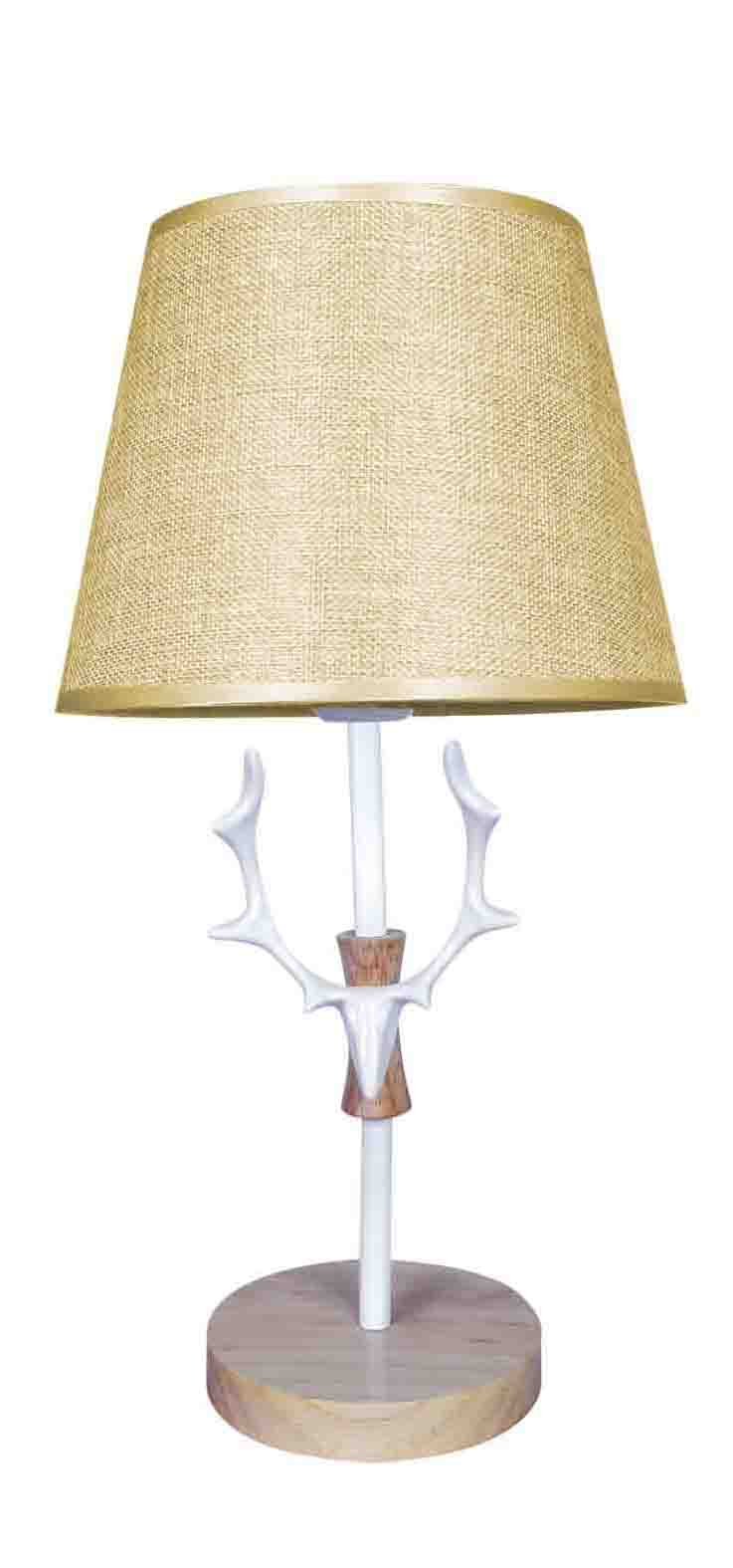 Abajur Luminária Dourada De Mesa 43cm Bivolt 110/220v